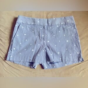 Loft Navy stripe & Stars Riviera Shorts Size 4 NWOT